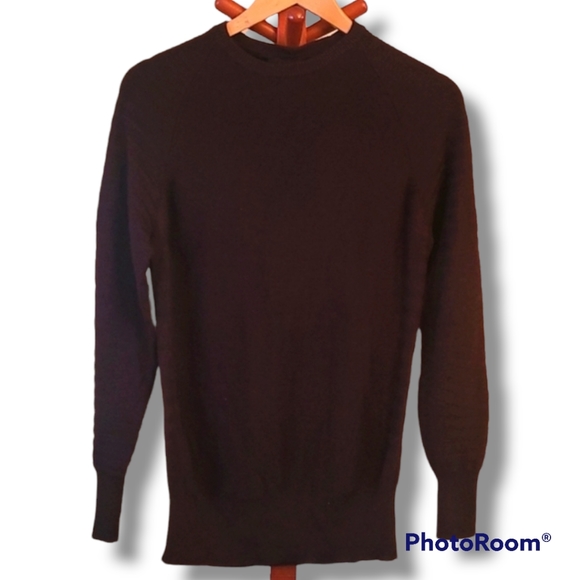 Belstaff New Wool Dark Purple Knit Sweater - Picture 2 of 11